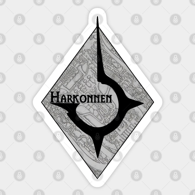 HARKONNEN Sticker by HellraiserDesigns